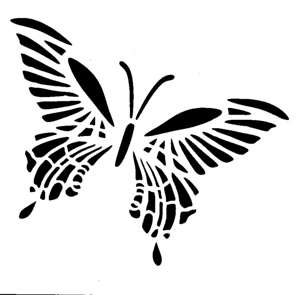 Stencil - Butterfly (6x6 inch)